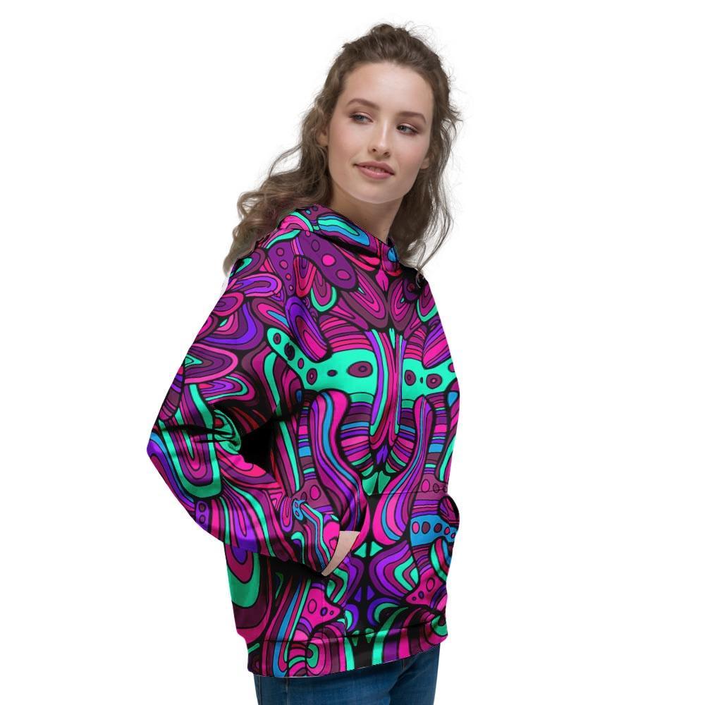 Psychedelic Trippy Doodle Women's Hoodie-grizzshop