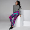 Psychedelic Trippy Doodle Women's Joggers-grizzshop