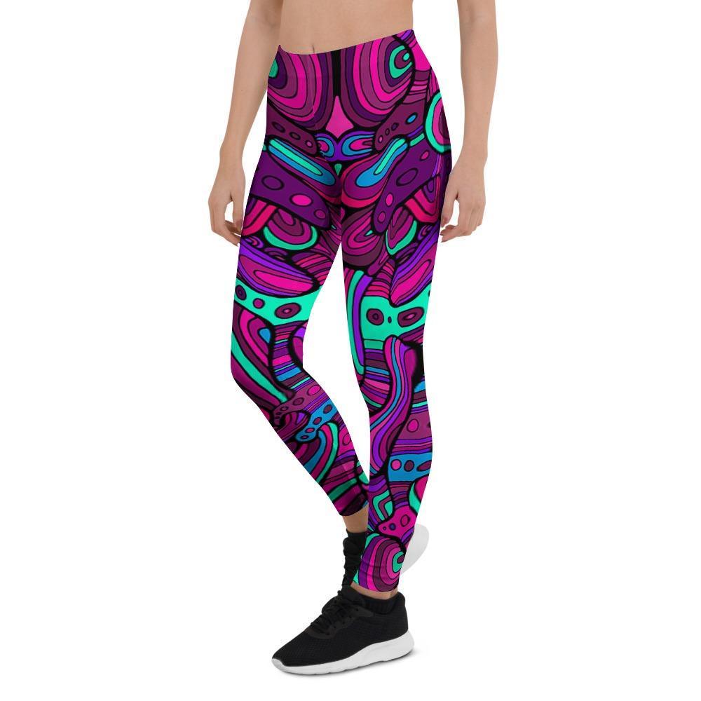 Psychedelic Trippy Doodle Women's Leggings-grizzshop