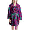 Psychedelic Trippy Doodle Women's Robe-grizzshop