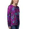 Psychedelic Trippy Doodle Women's Sweatshirt-grizzshop