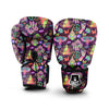 Psychedelic Trippy Drug Cartoon Print Pattern Boxing Gloves-grizzshop