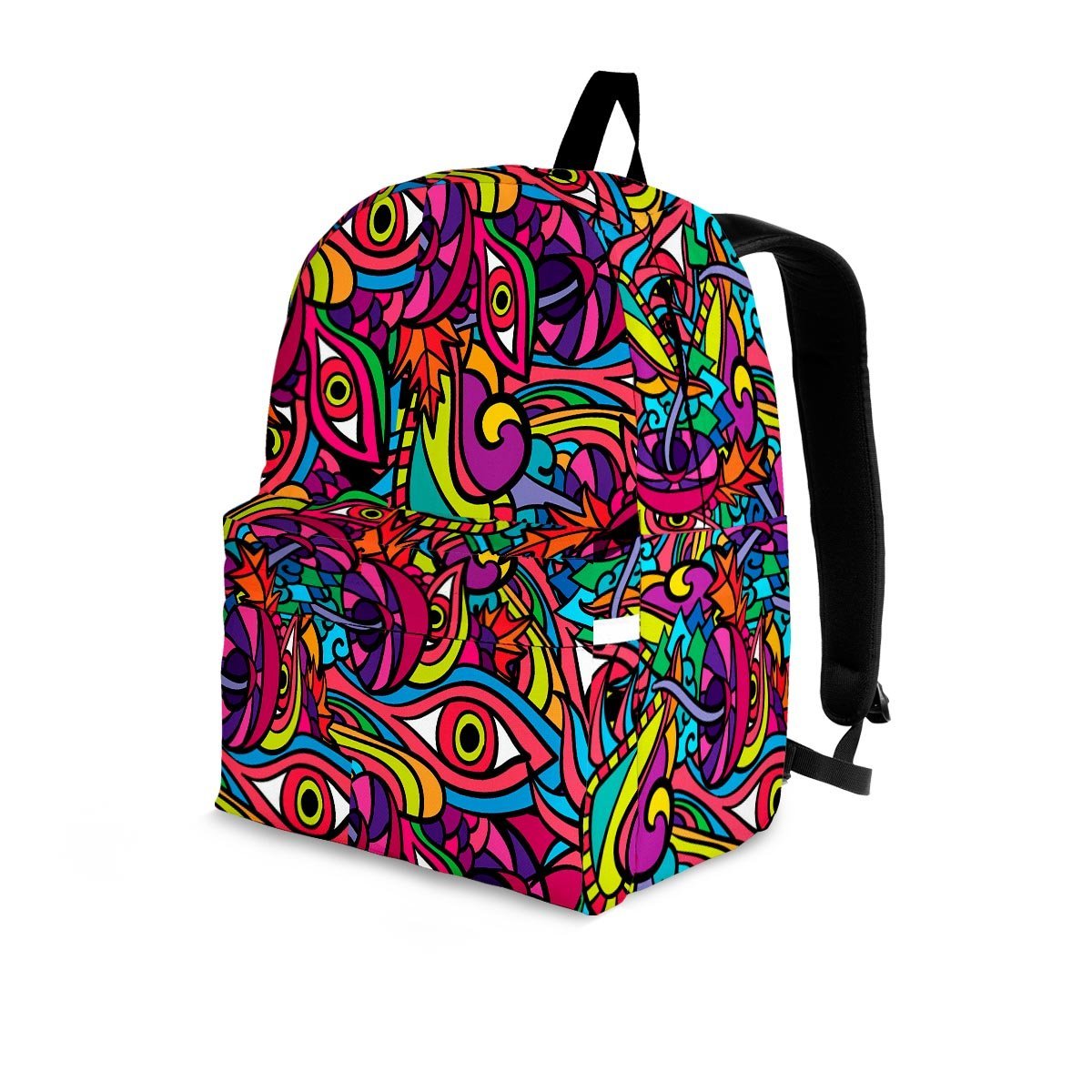 Psychedelic Trippy Eye Backpack-grizzshop