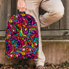 Psychedelic Trippy Eye Backpack-grizzshop