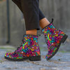 Psychedelic Trippy Eye Men's Boots-grizzshop