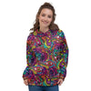 Psychedelic Trippy Eye Women's Hoodie-grizzshop