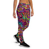 Psychedelic Trippy Eye Women's Joggers-grizzshop