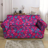 Psychedelic Trippy Hippie Heart Loveseat Cover-grizzshop