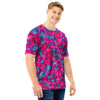 Psychedelic Trippy Hippie Heart Men T Shirt-grizzshop