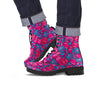 Psychedelic Trippy Hippie Heart Men's Boots-grizzshop