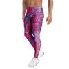 Psychedelic Trippy Hippie Heart Men's Leggings-grizzshop