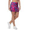 Psychedelic Trippy Hippie Heart Mini Skirt-grizzshop