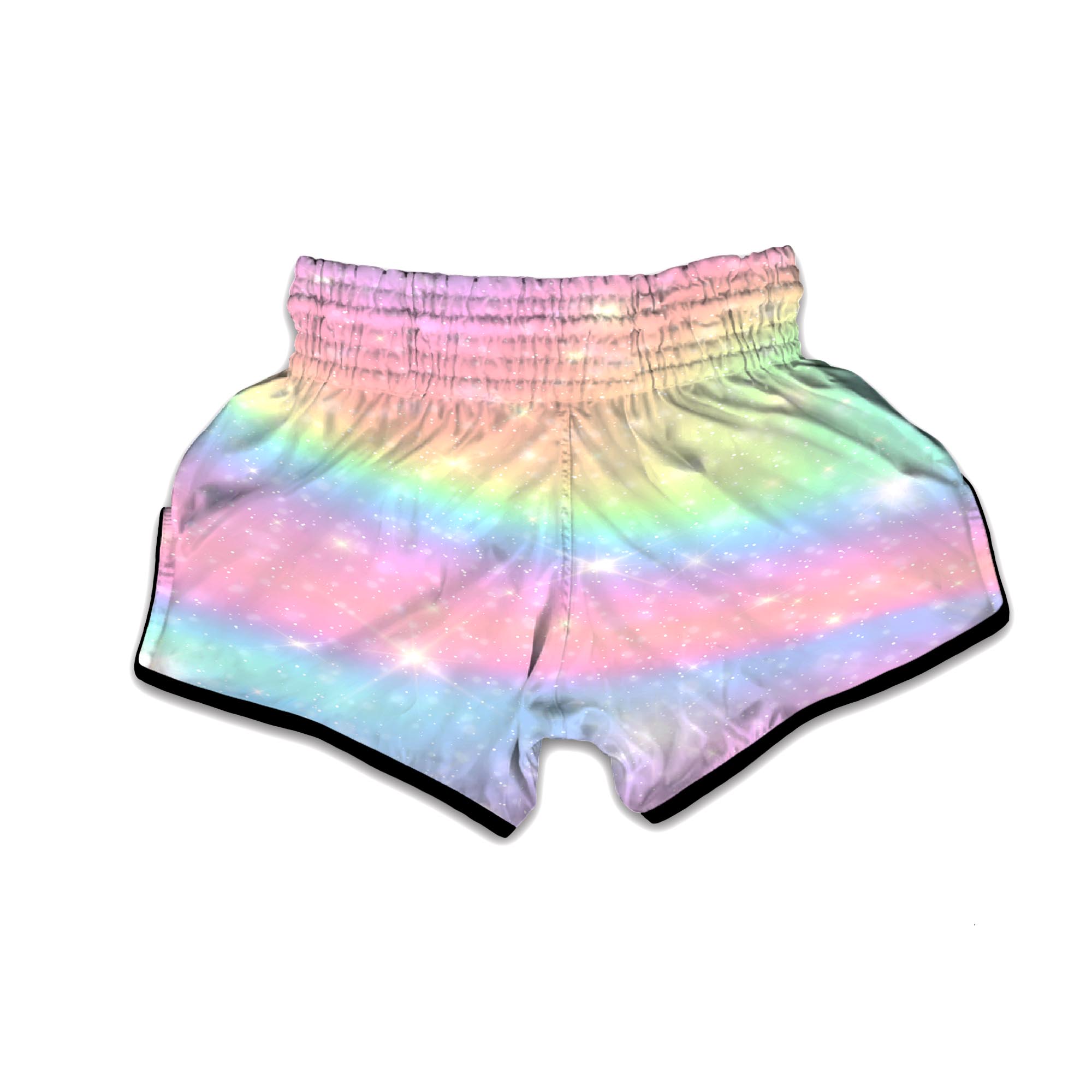 Psychedelic Trippy Hippie Heart Muay Thai Boxing Shorts-grizzshop