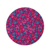 Psychedelic Trippy Hippie Heart Round Rug-grizzshop