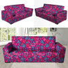 Psychedelic Trippy Hippie Heart Sofa Cover-grizzshop