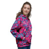 Psychedelic Trippy Hippie Heart Women's Hoodie-grizzshop