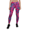 Psychedelic Trippy Hippie Heart Women's Leggings-grizzshop