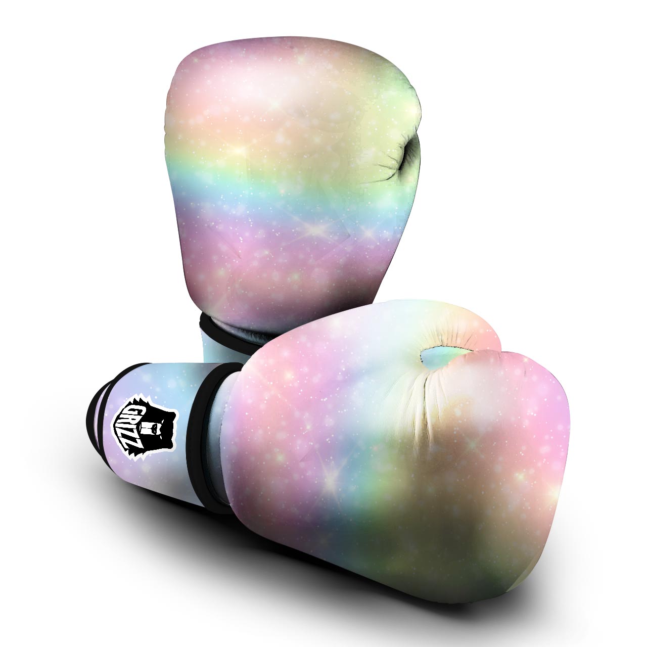 Psychedelic Trippy Holographic Boxing Gloves-grizzshop