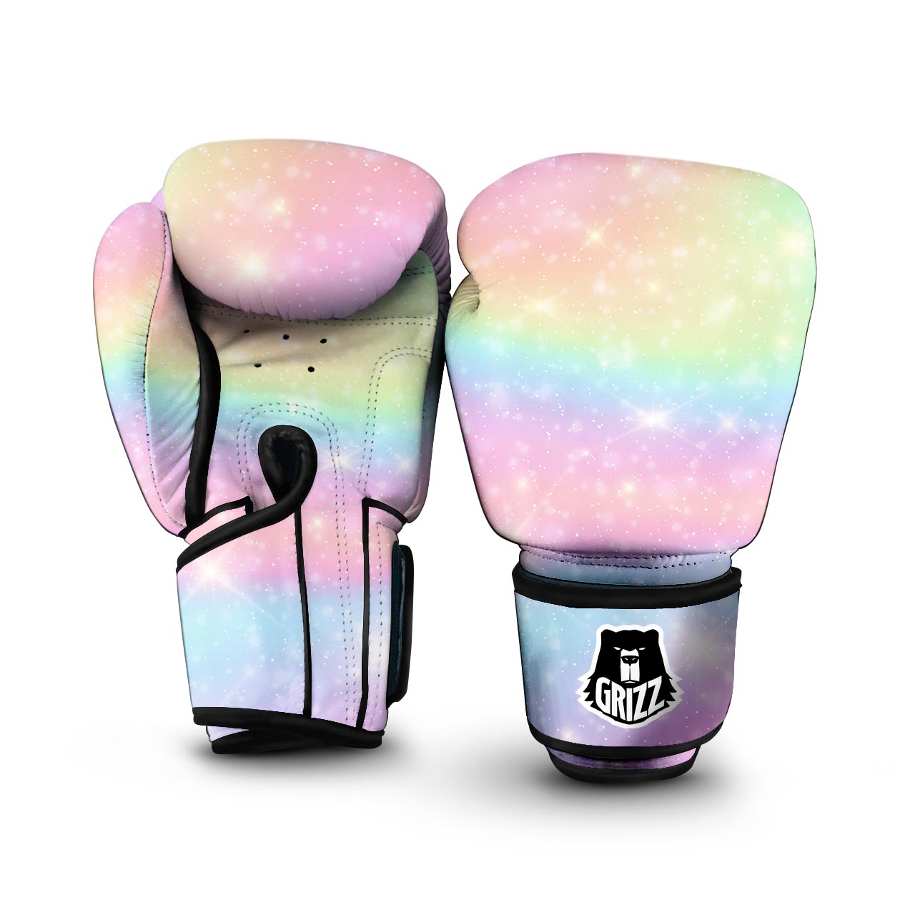 Psychedelic Trippy Holographic Boxing Gloves-grizzshop