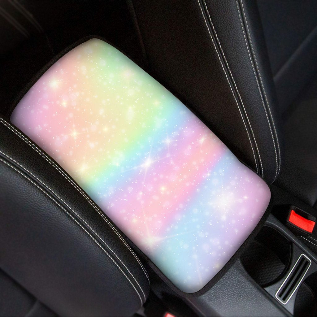 Psychedelic Trippy Holographic Car Console Cover-grizzshop