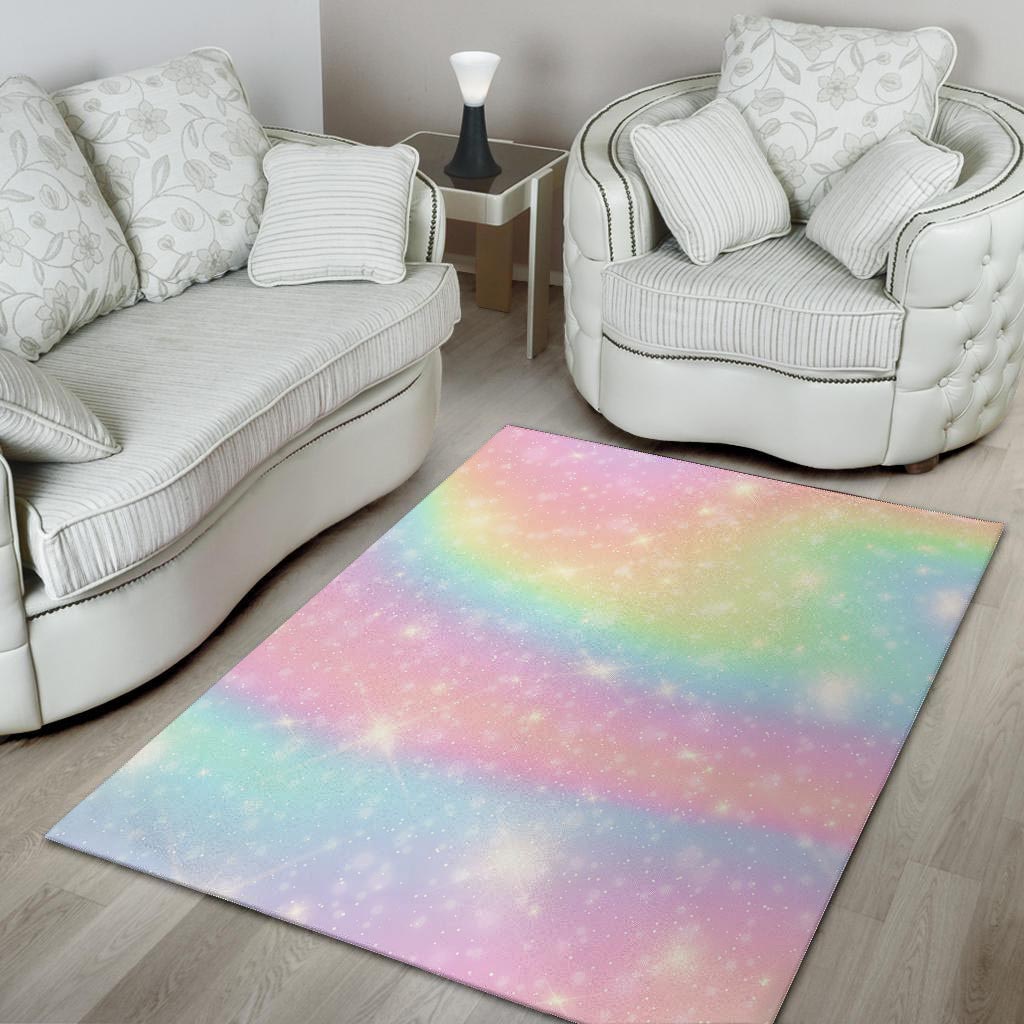 Psychedelic Trippy Holographic Floor Mat-grizzshop