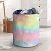 Psychedelic Trippy Holographic Laundry Basket-grizzshop