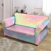 Psychedelic Trippy Holographic Loveseat Cover-grizzshop