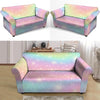 Psychedelic Trippy Holographic Loveseat Cover-grizzshop