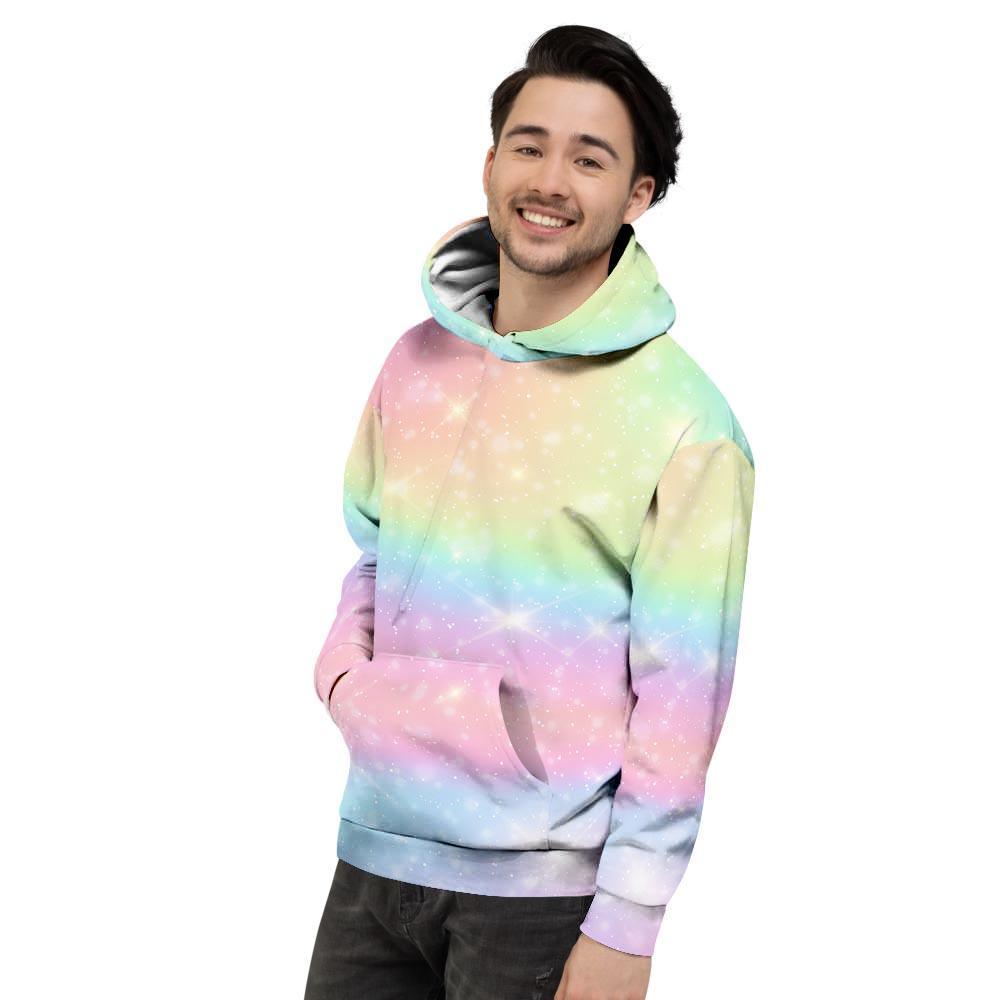 Psychedelic Trippy Holographic Men's Hoodie-grizzshop
