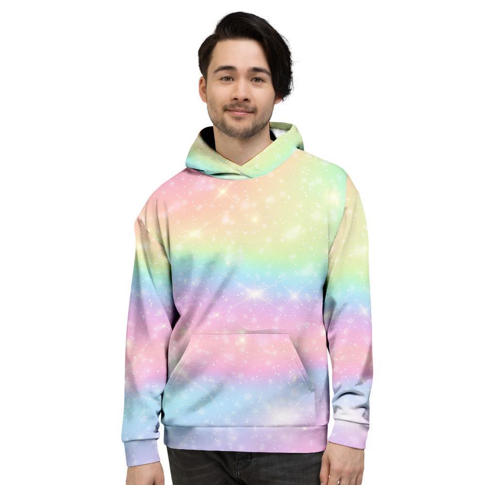 Psychedelic Trippy Holographic Men's Hoodie-grizzshop