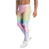 Psychedelic Trippy Holographic Men's Leggings-grizzshop