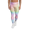 Psychedelic Trippy Holographic Men's Leggings-grizzshop