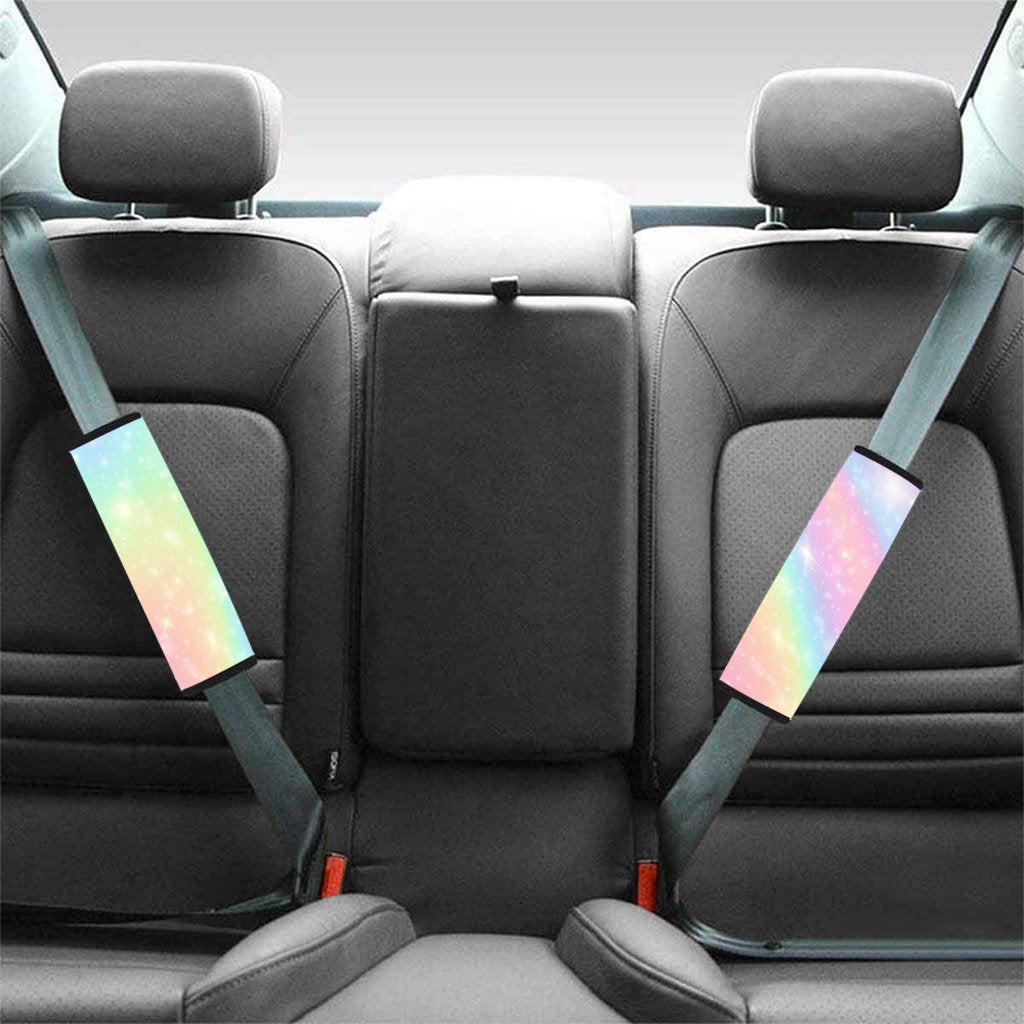 Psychedelic Trippy Holographic Seat Belt Cover-grizzshop