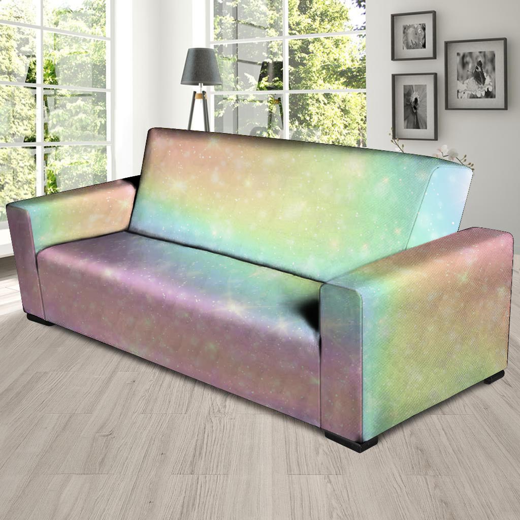 Psychedelic Trippy Holographic Sofa Cover-grizzshop