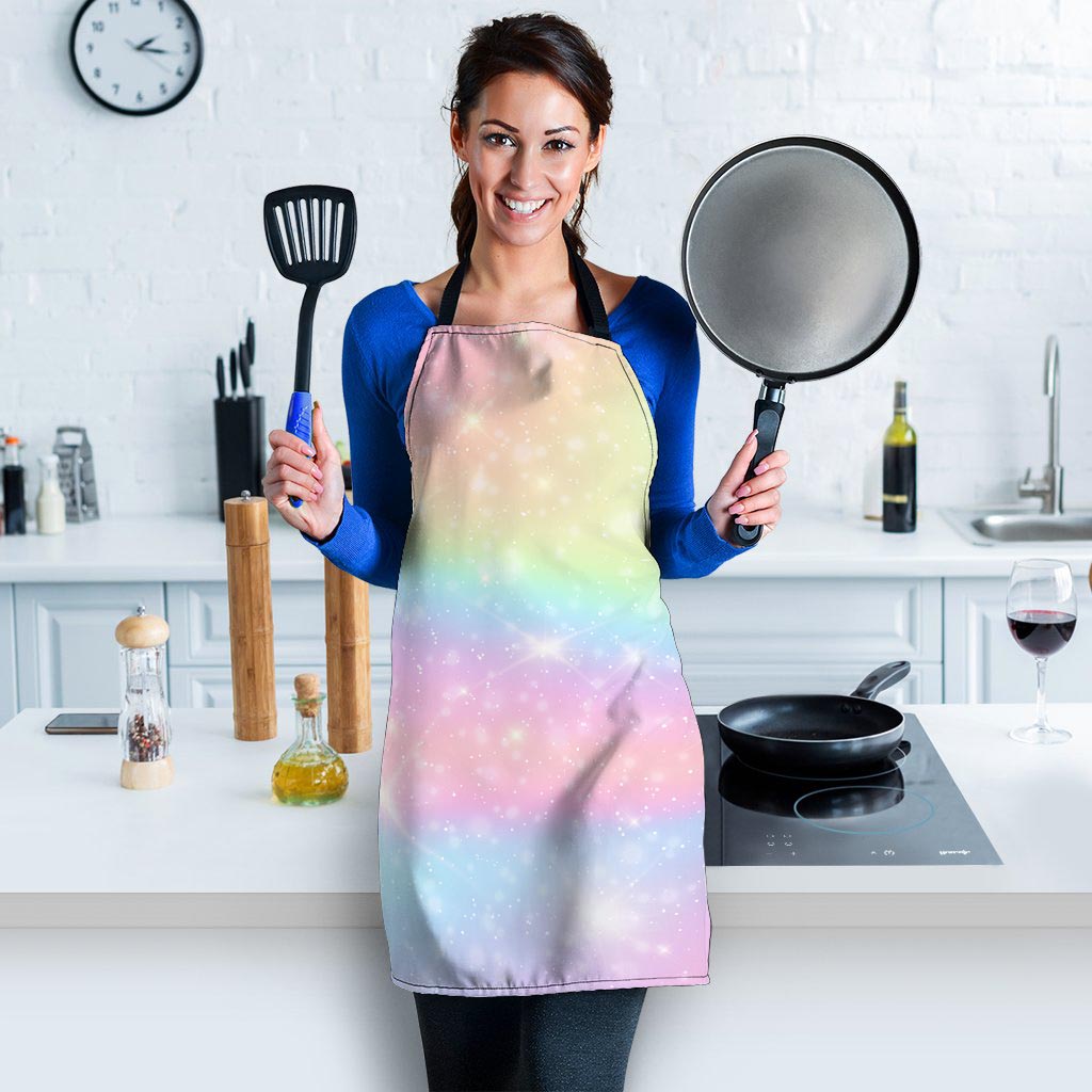 Psychedelic Trippy Holographic Women's Apron-grizzshop