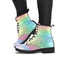 Psychedelic Trippy Holographic Women's Boots-grizzshop