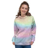 Psychedelic Trippy Holographic Women's Hoodie-grizzshop