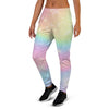 Psychedelic Trippy Holographic Women's Joggers-grizzshop