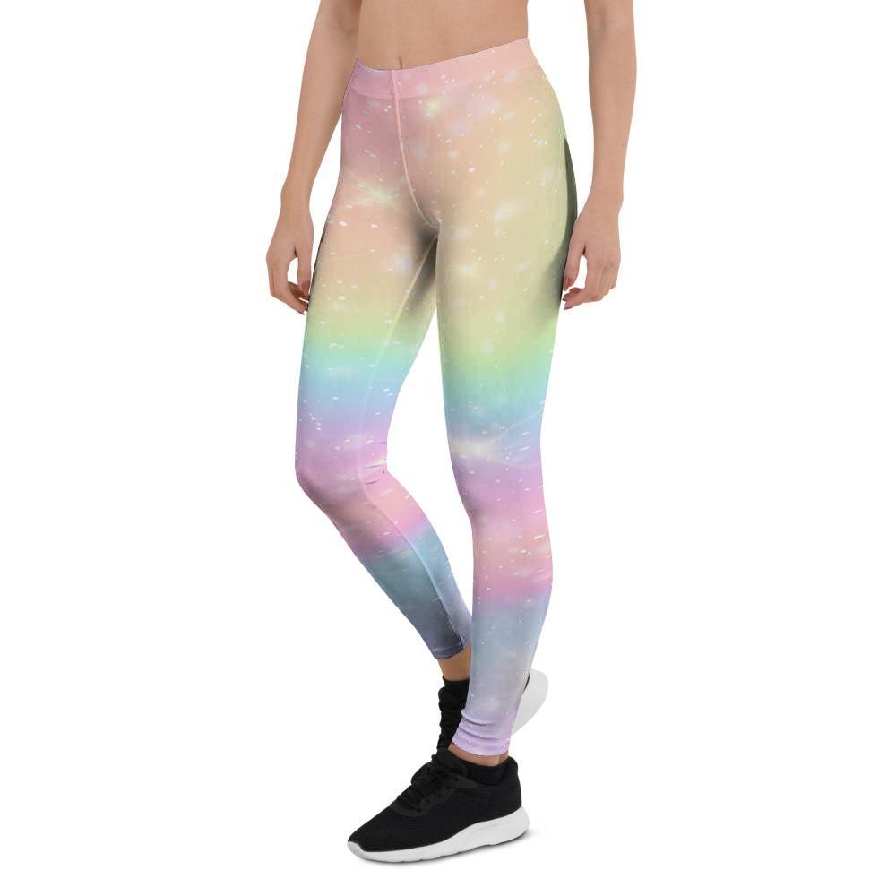 Psychedelic Trippy Holographic Women's Leggings-grizzshop