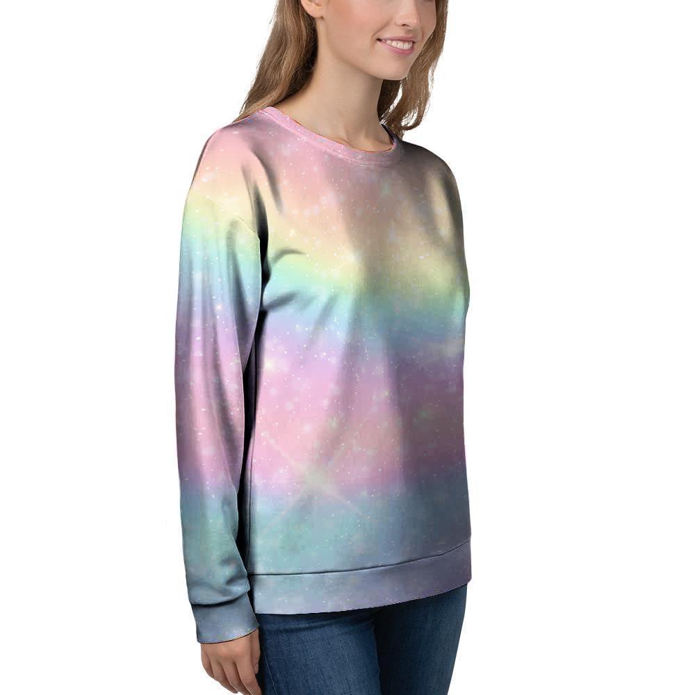 Psychedelic Trippy Holographic Women's Sweatshirt-grizzshop