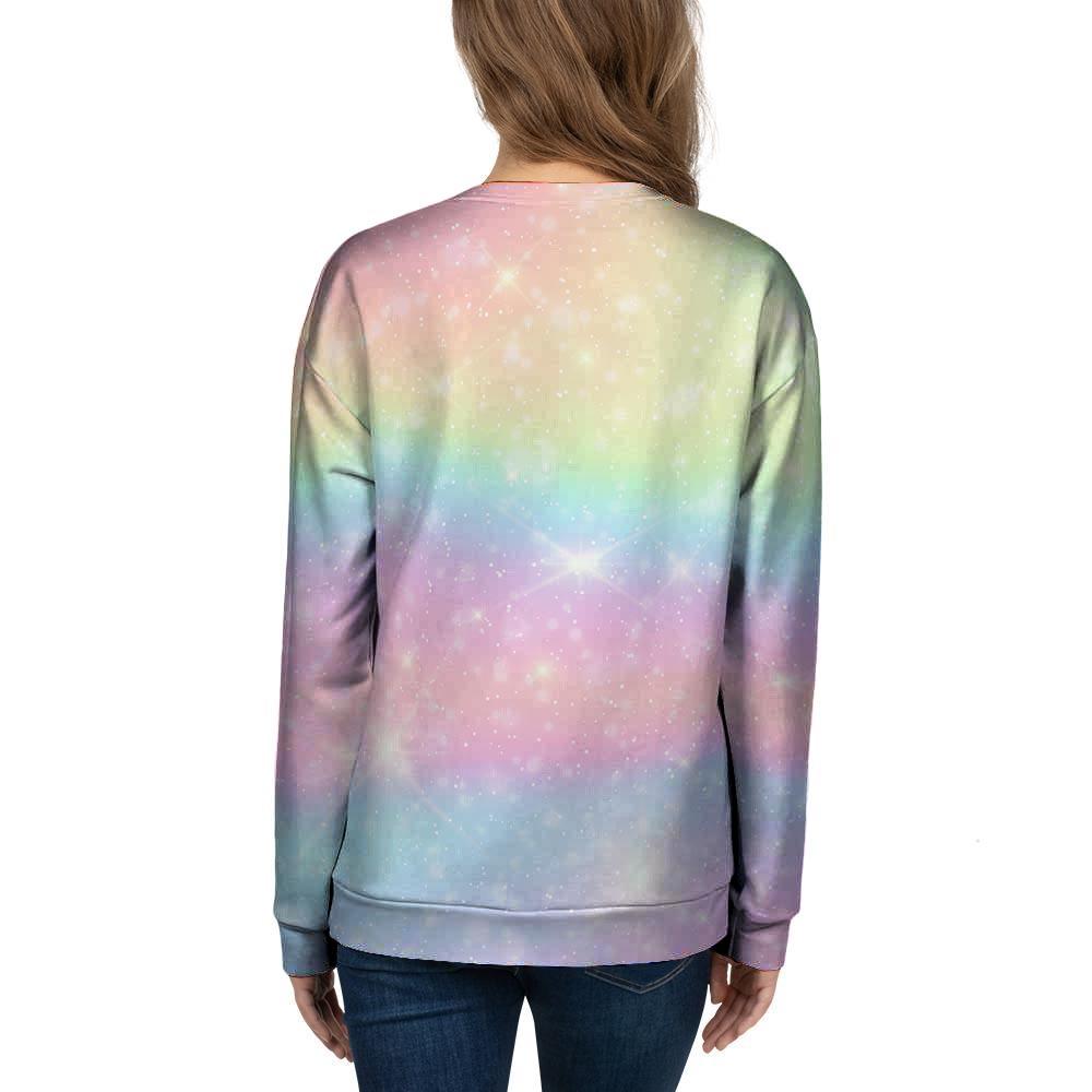 Psychedelic Trippy Holographic Women's Sweatshirt-grizzshop