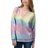 Psychedelic Trippy Holographic Women's Sweatshirt-grizzshop