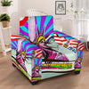 Psychedelic USA Statue of Liberty Independence Day Print Armchair Slipcover-grizzshop