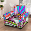 Psychedelic USA Statue of Liberty Independence Day Print Armchair Slipcover-grizzshop