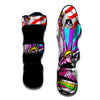 Psychedelic USA Statue of Liberty Independence Day Print Muay Thai Shin Guards-grizzshop