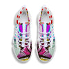 Psychedelic USA Statue of Liberty Independence Day Print White Gym Shoes-grizzshop