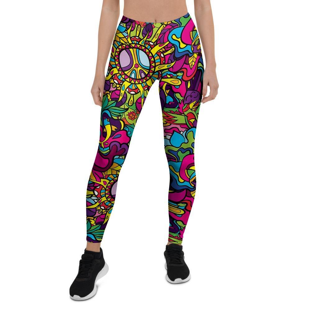 Psychedelic Women's Leggings-grizzshop