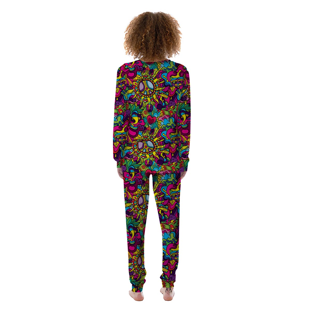 Psychedelic Women's Pajamas-grizzshop