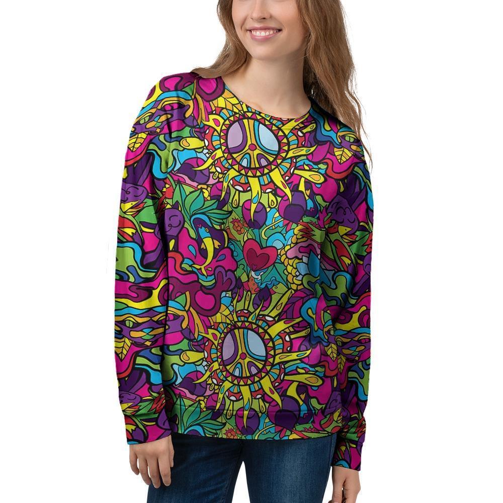 Psychedelic Women's Sweatshirt-grizzshop