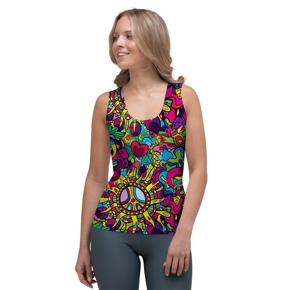Psychedelic Women's Tank Top-grizzshop